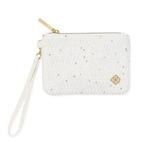 Kendra Scott Tweed Pouch Travel Mini Wristlet NEW